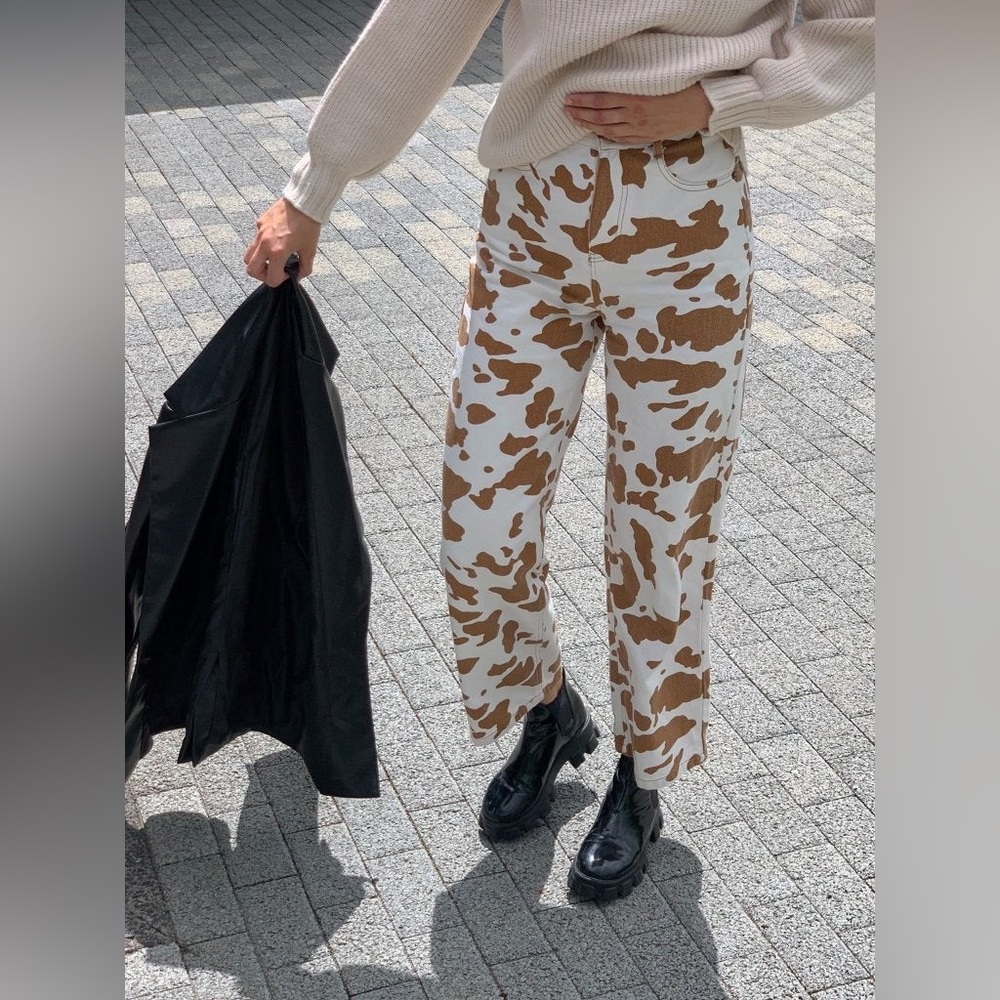 Shekou Lets Moo-ve Jeans - Brown